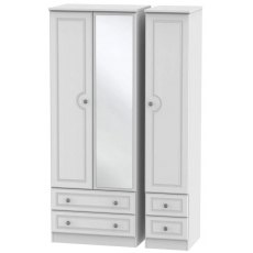 Bude Triple 2 Drawer Mirror + Drawer Robe Bude Triple 2 Drawer Mirror + Drawer Robe