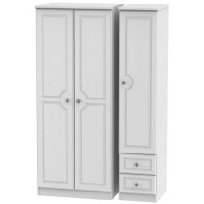Bude Tall Triple Plain + Drawer Robe Bude Tall Triple Plain + Drawer Robe
