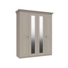 Milton 4 Door Robe With Mirrors Milton 4 Door Robe With Mirrors