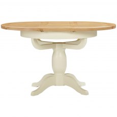 Budleigh Painted Round Extending Pedestal Dining Table Budleigh Painted Round Extending Pedestal Dining Table