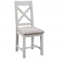 Budleigh Painted Cross Back Dining Chair Budleigh Painted Cross Back Dining Chair