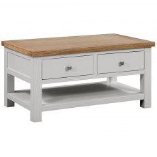 Budleigh Painted Coffee Table With 2 Drawers Budleigh Painted Coffee Table With 2 Drawers