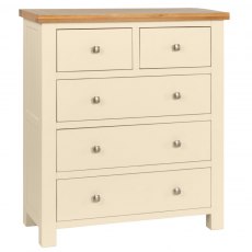 Budleigh Painted 2 Over 3 Drawer Chest Budleigh Painted 2 Over 3 Drawer Chest