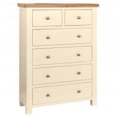 Budleigh Painted 2 Over 4 Drawer Chest Budleigh Painted 2 Over 4 Drawer Chest