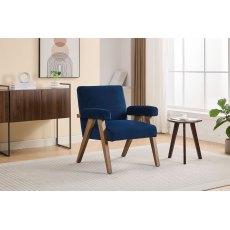 Eton Accent Chair In Blue Eton Accent Chair In Blue