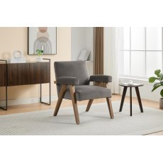 Eton Accent Chair In Taupe Eton Accent Chair In Taupe