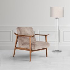 Allegra Accent Chair In Taupe Allegra Accent Chair In Taupe