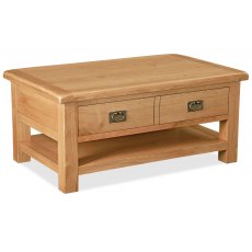 Abingdon Large Coffee Table With Drawer & Shelf Abingdon Large Coffee Table With Drawer & Shelf