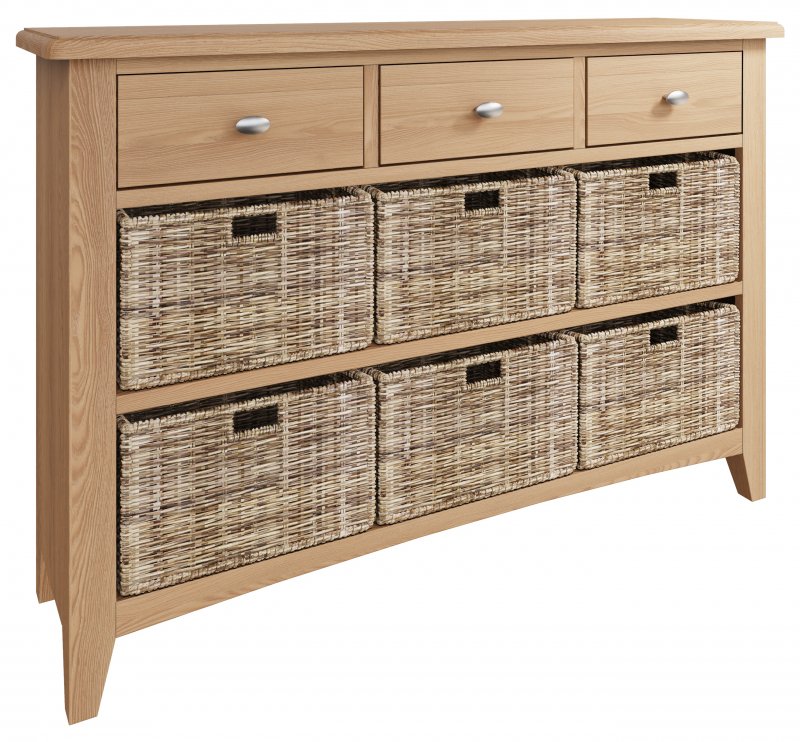 Chest of deals drawers with baskets