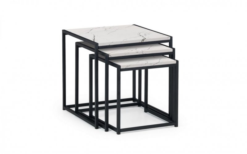 Black wire nest on sale of tables